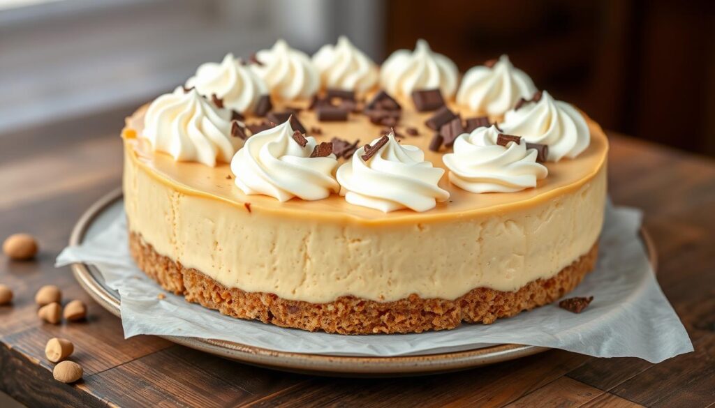 no bake peanut butter cheesecake