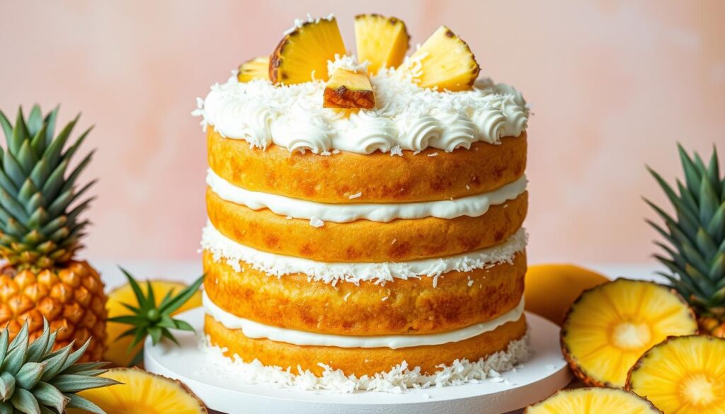 pineapple coconut dream cake