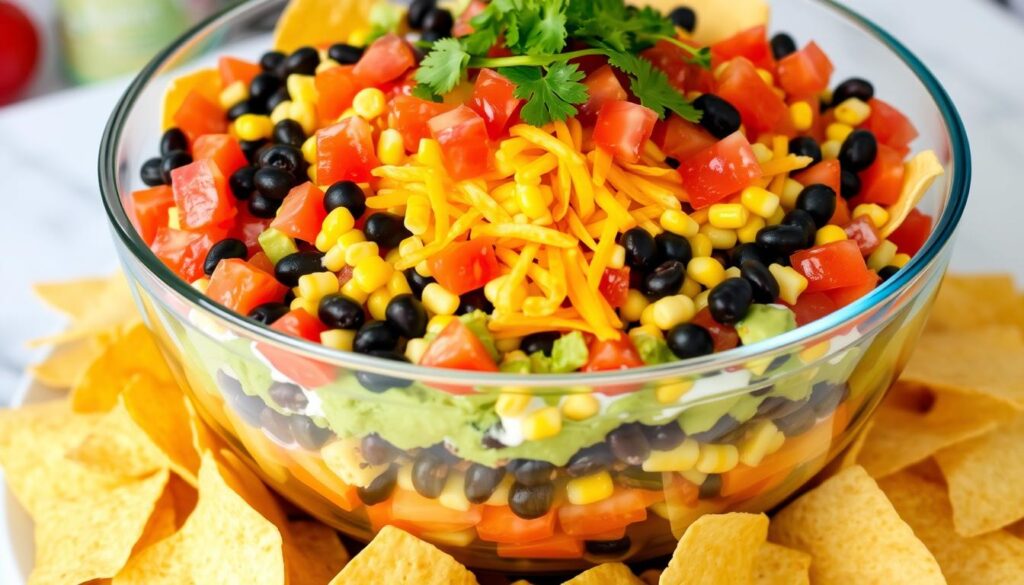 seven layer taco salad