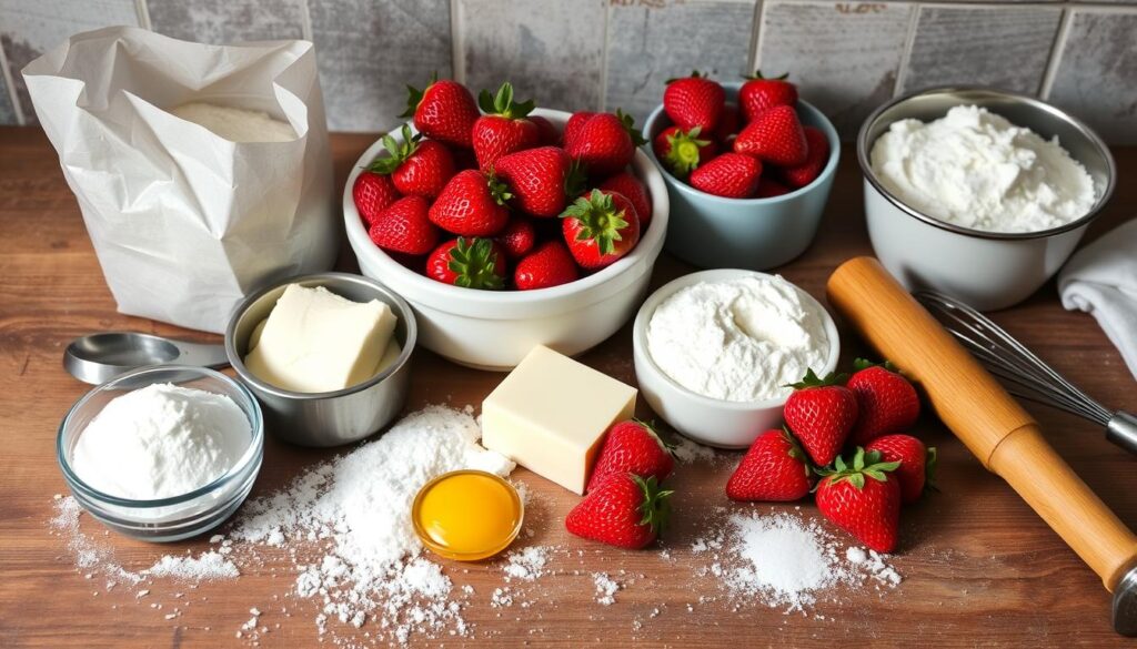 strawberry sweet bread ingredients