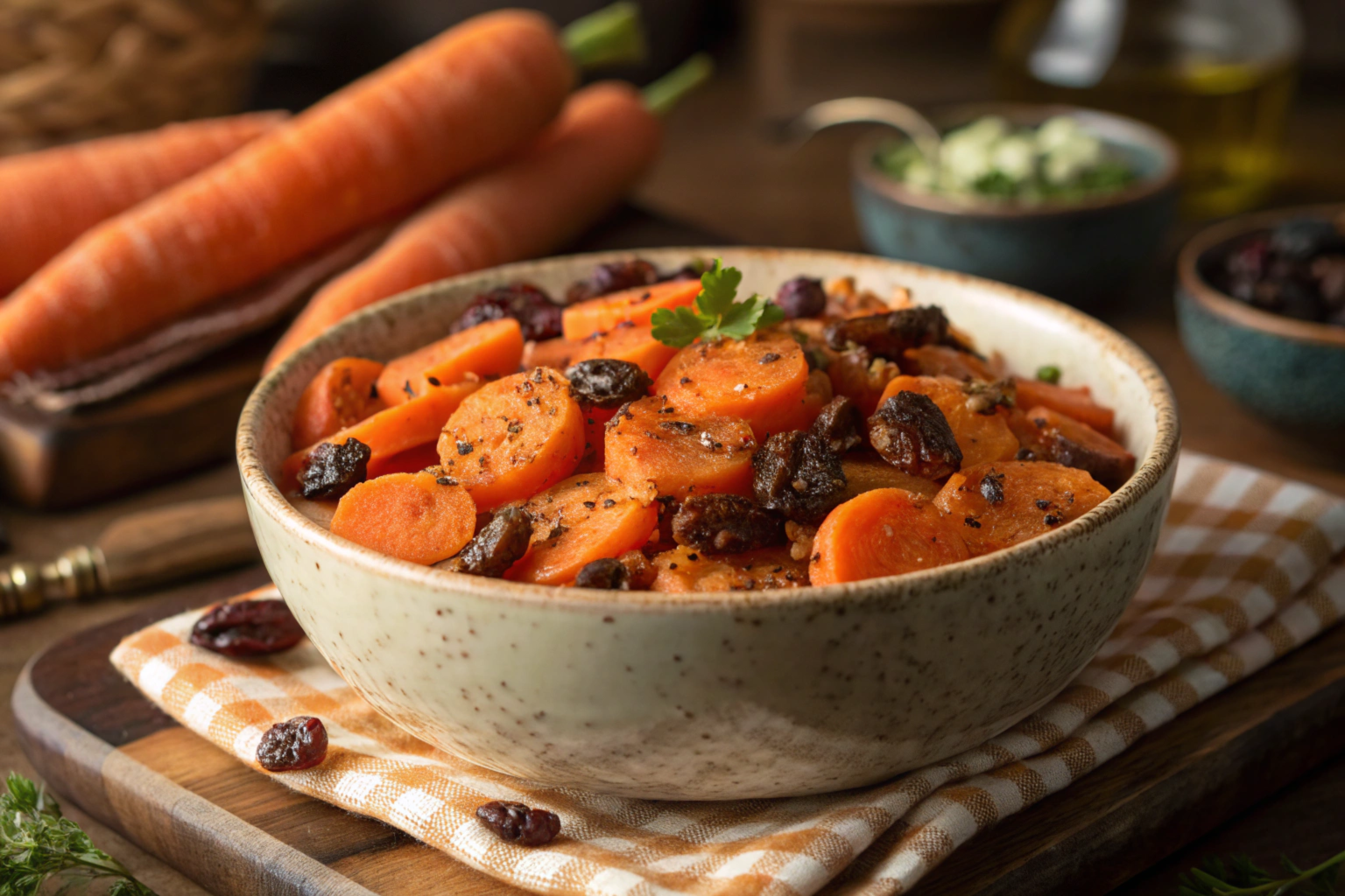 Sweet Carrot and Raisin Salad