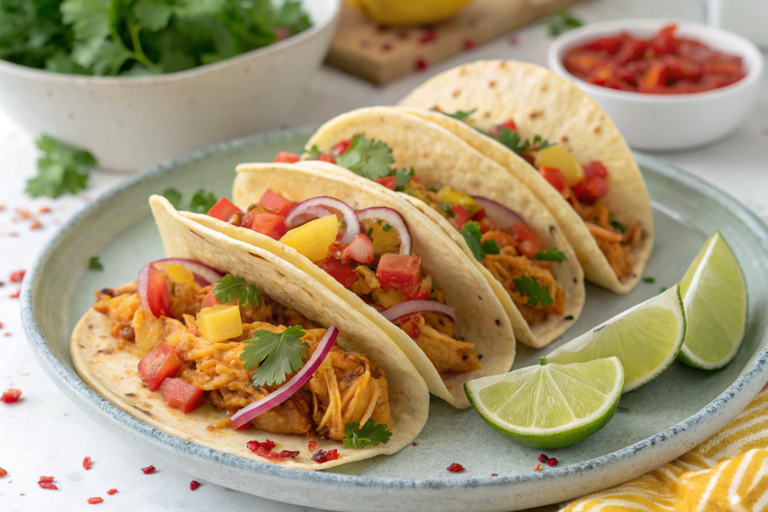 tasty vegan jackfruit tacos