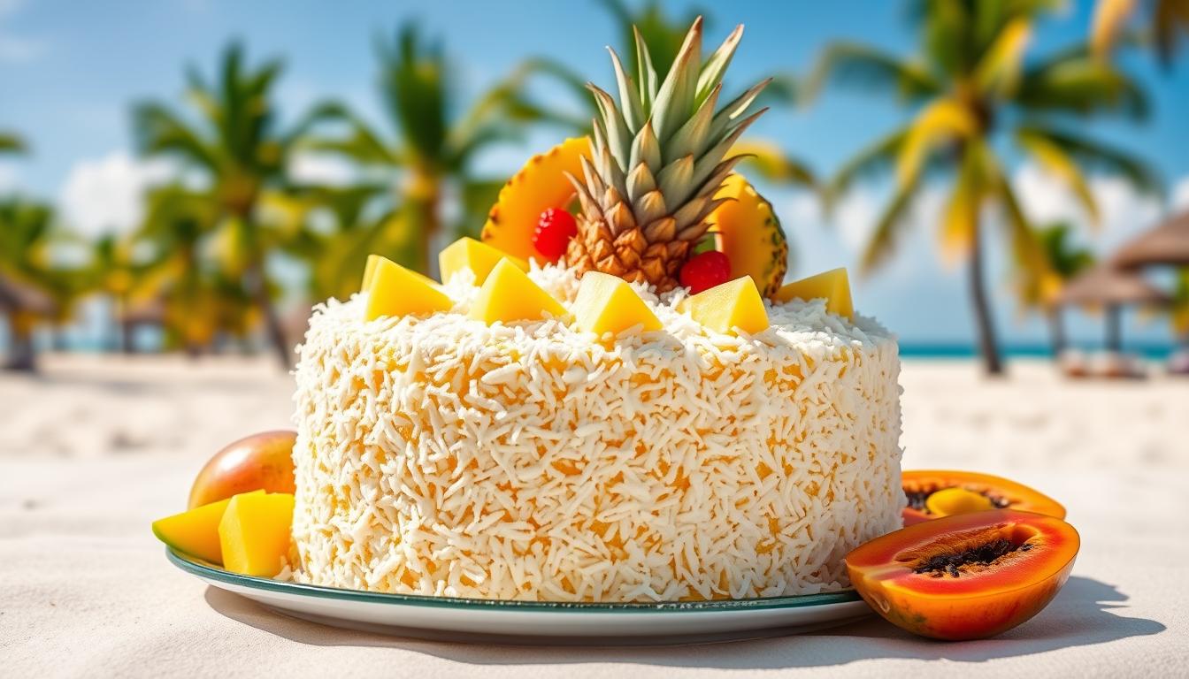 tropical dessert