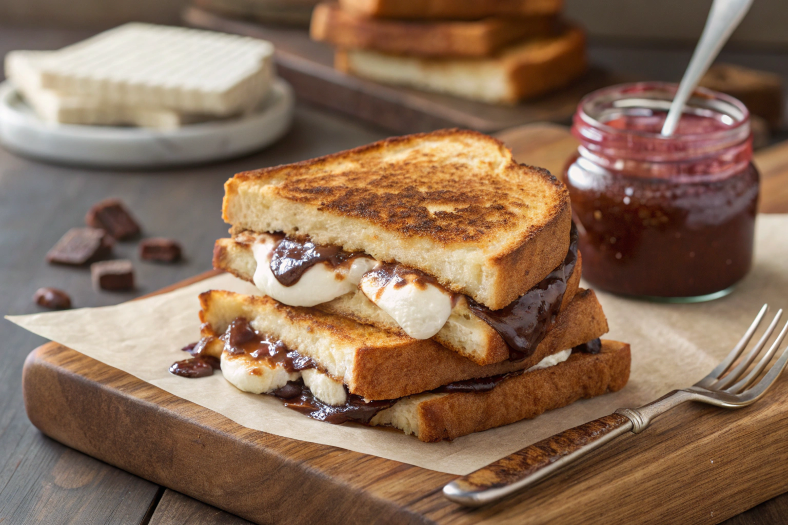 Ultimate S’mores Grilled Cheese