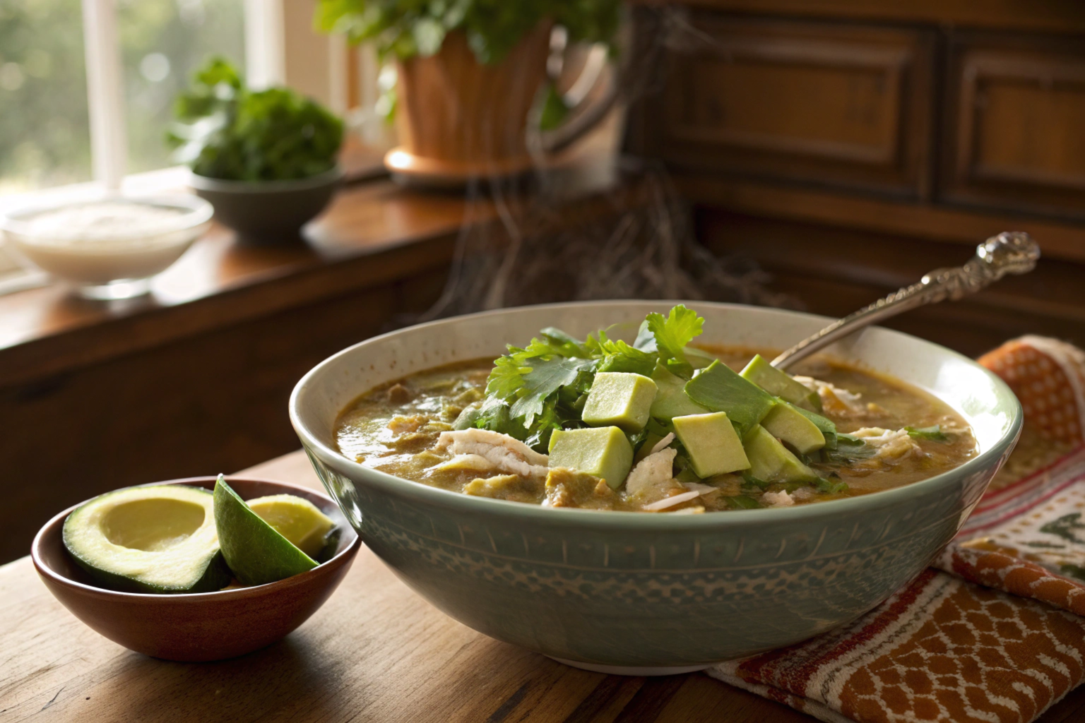 Warm Up with Our Tasty Chicken Poblano Soup