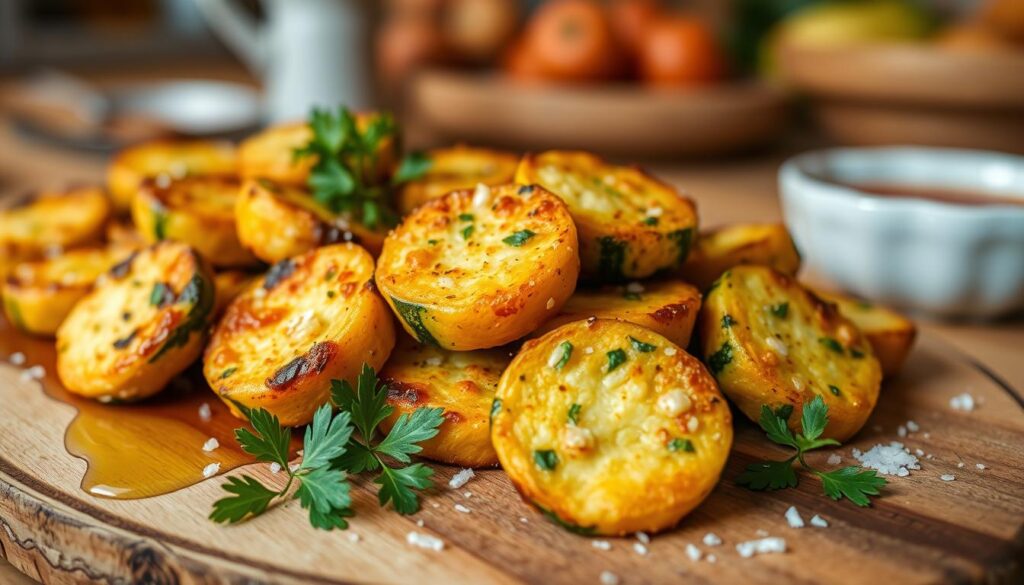 zucchini garlic bites