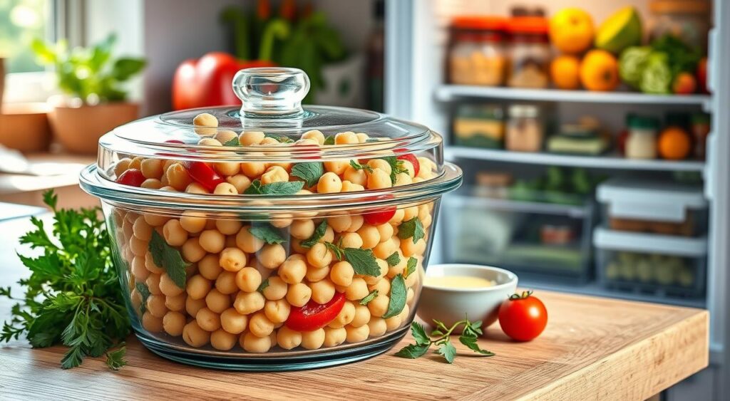 Mediterranean Chickpea Salad Storage Tips