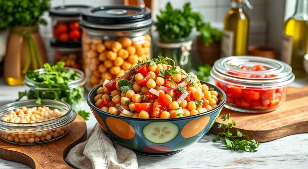 Mediterranean Chickpea Salad Storage Tips