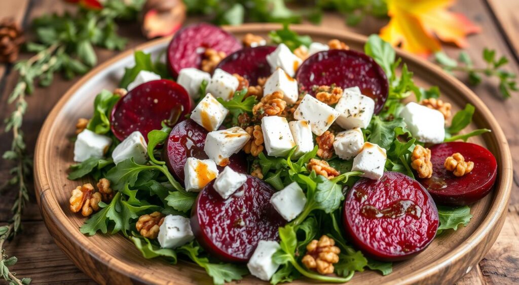 Roasted Beet and Goat Cheese Salad