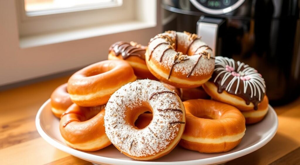 homemade air fryer donuts