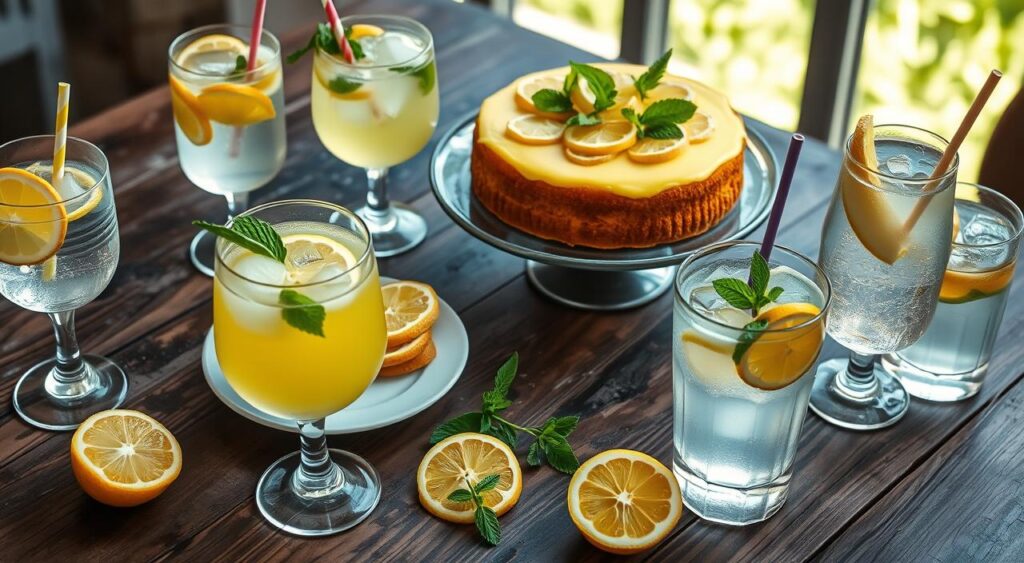 lemon cake pairing