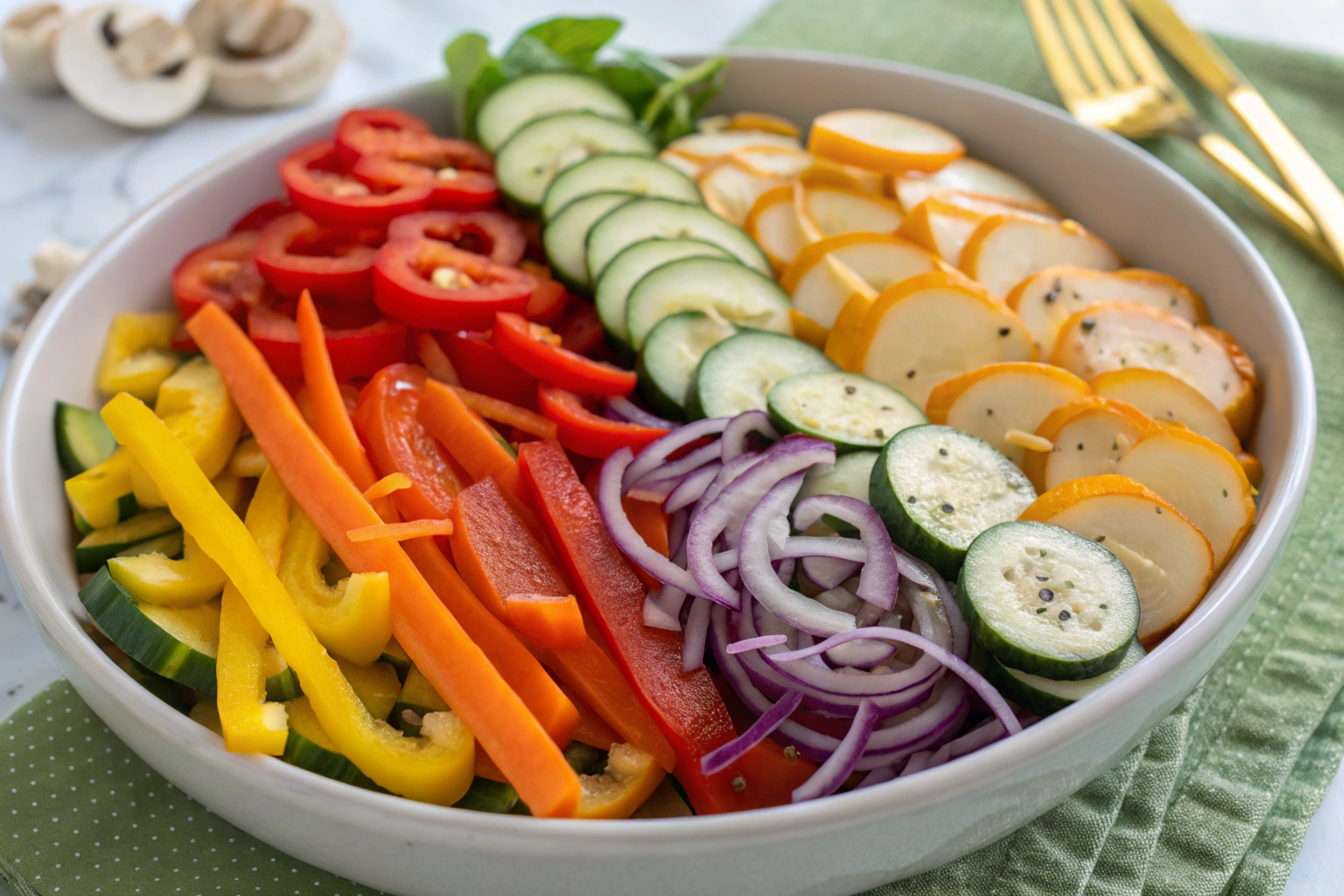 Rainbow Veggie Salad